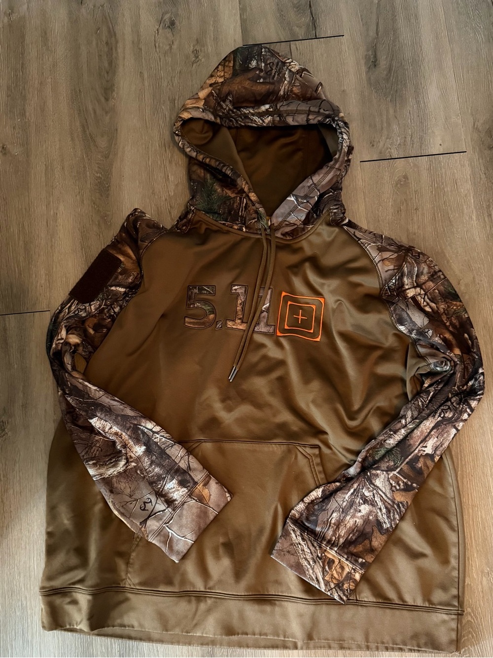 5.11 Tactical Brown & Camo Hooded Pullover